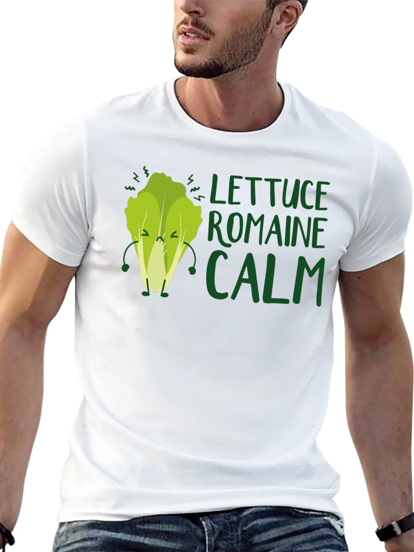 Lettuce Romaine Calm Graphic T-Shirt