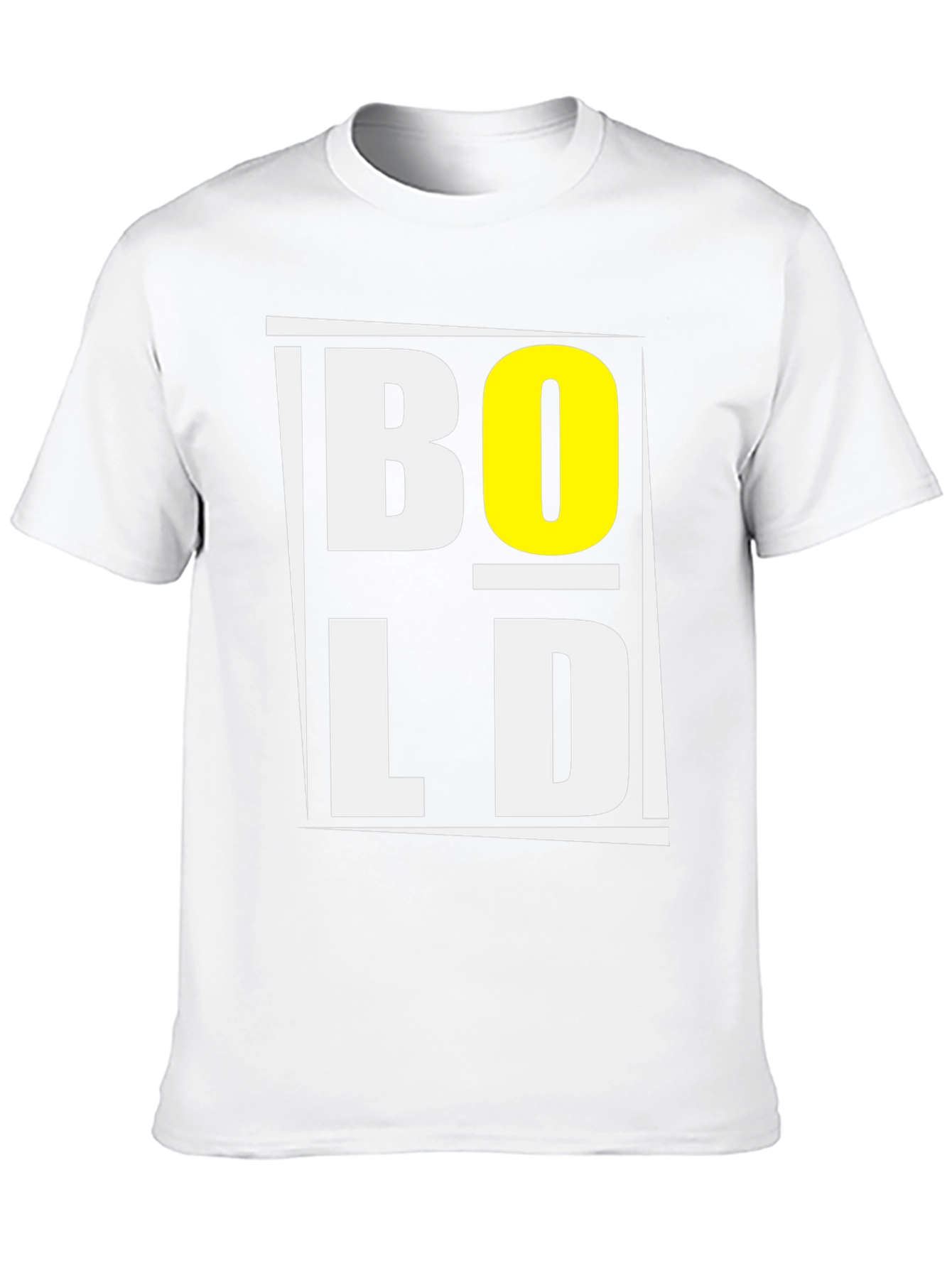 Bold Graphic Print Black T-Shirt