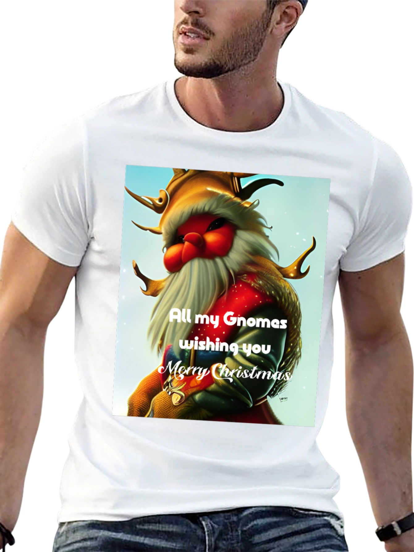 Gnomes Christmas T-Shirt: Holiday Wishes