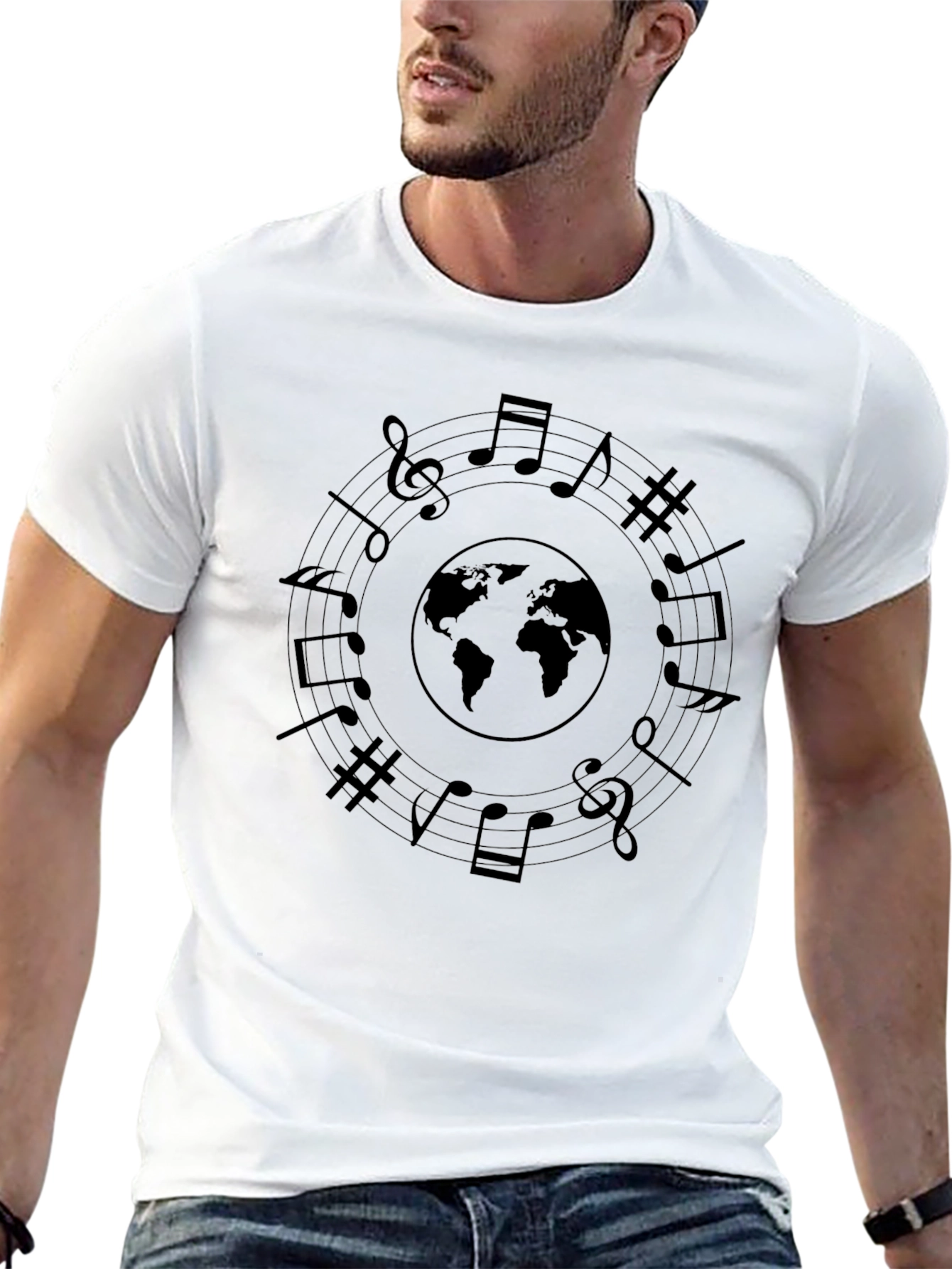 World Music Globe T-Shirt