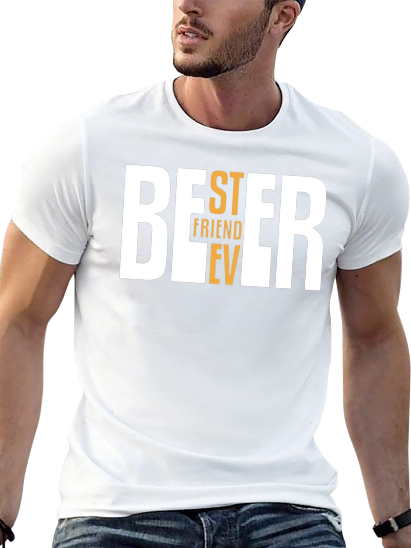 Best Friend Ever Graphic Tee - Cool Casual Shirt