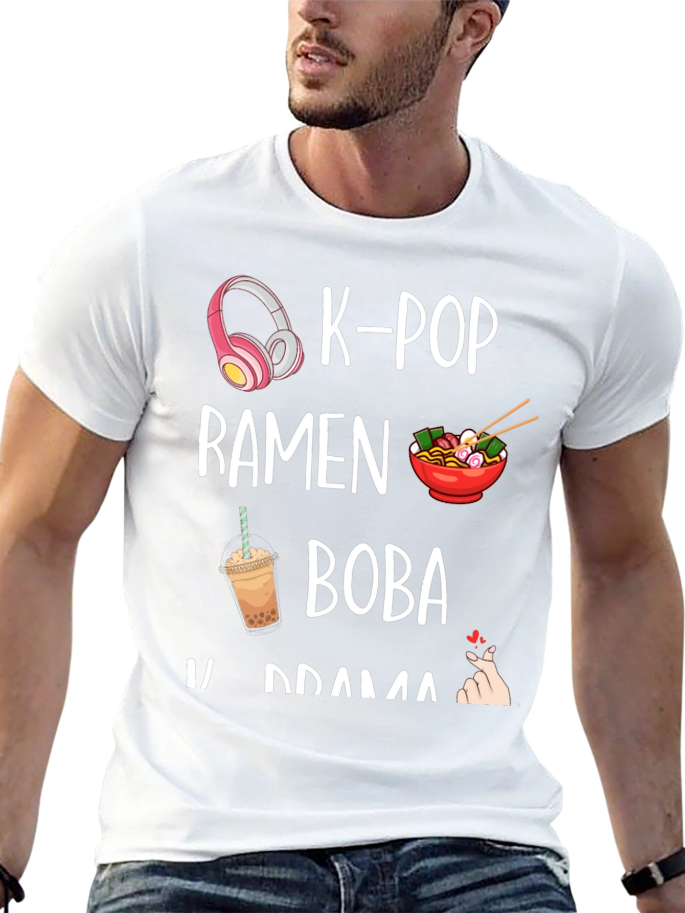 K-Pop Ramen Boba K-Drama T-Shirt