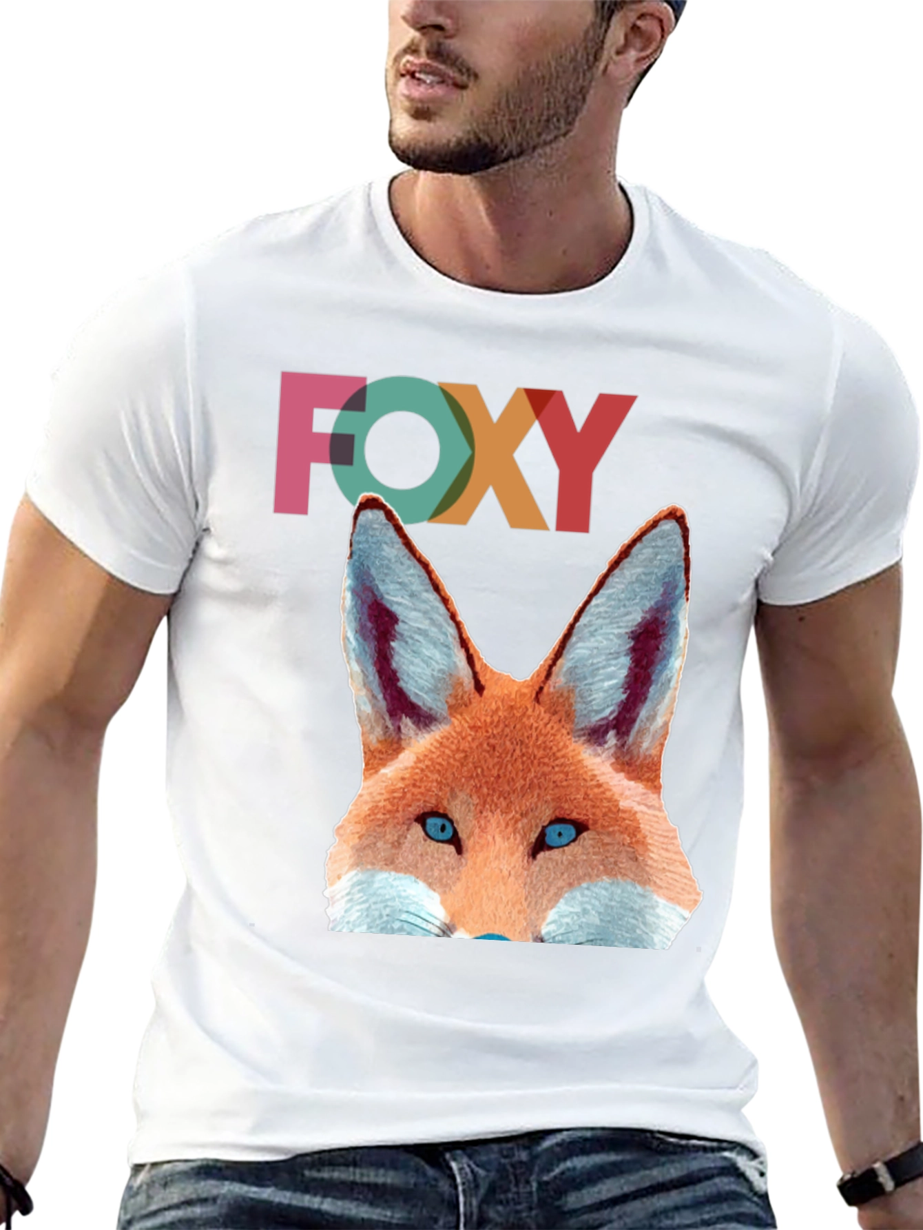 Foxy T-Shirt - Mens Black Graphic Tee