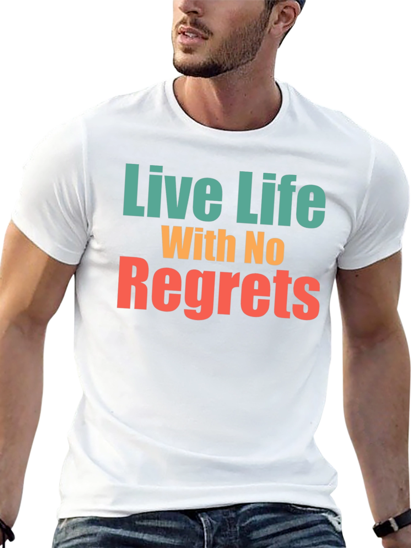 Live Life With No Regrets Graphic Tee