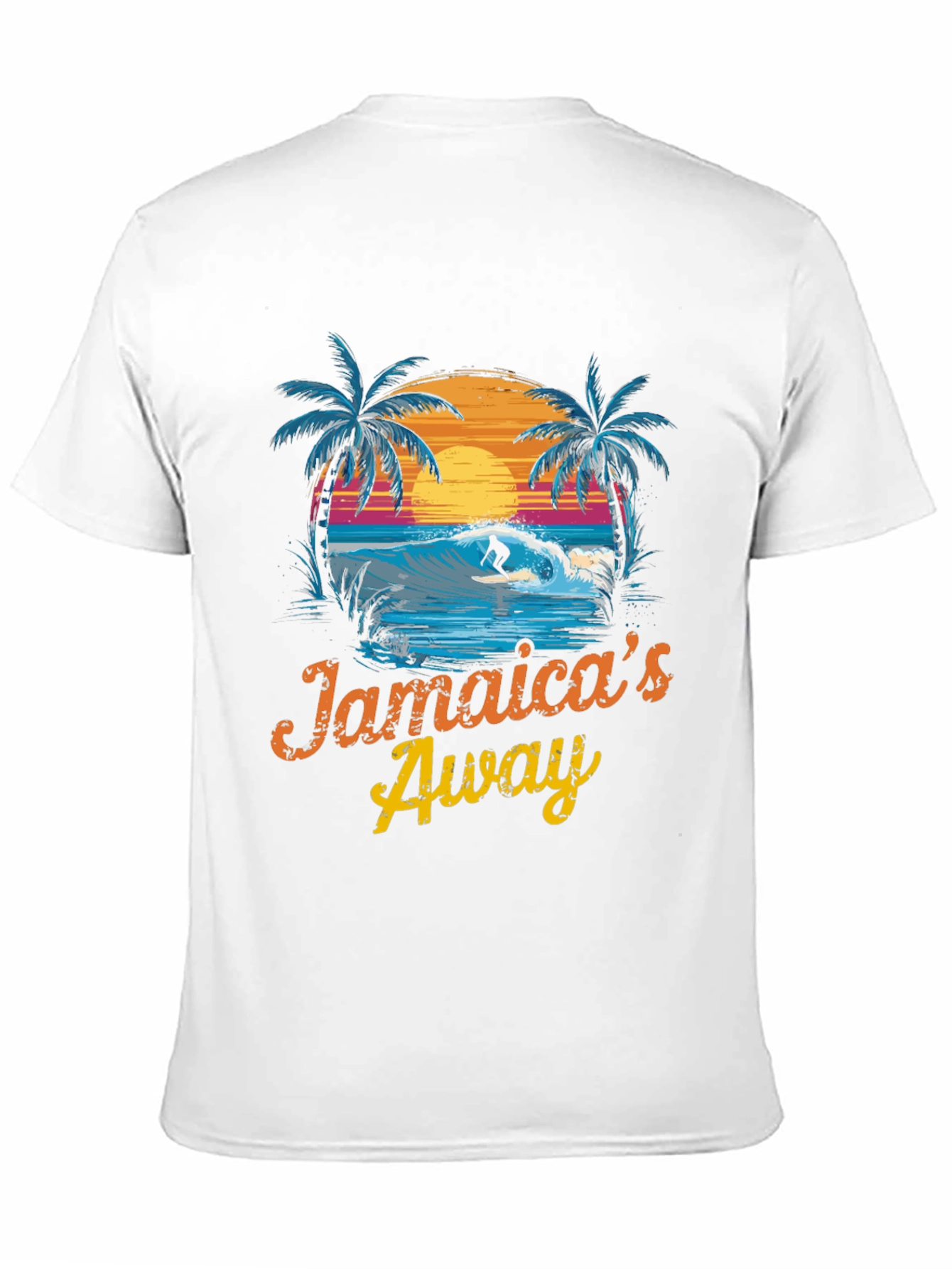 Jamaicas Away Beach Graphic T-Shirt