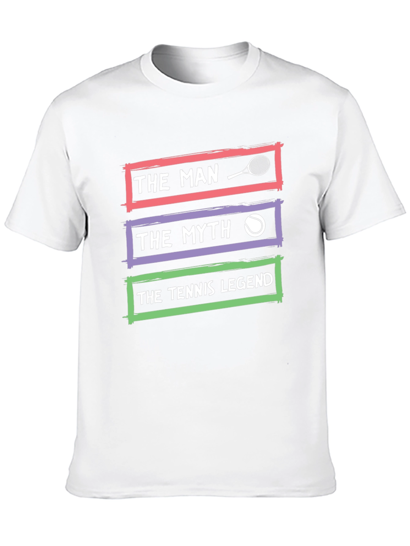 The Tennis Legend Graphic Tee - Man Myth Legend