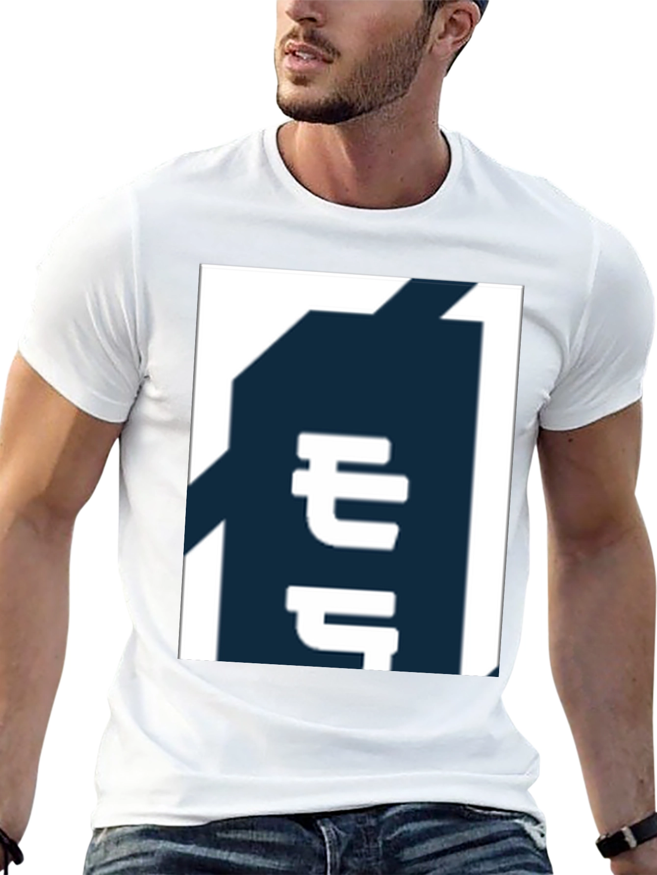 Modern Graphic Tee - Black