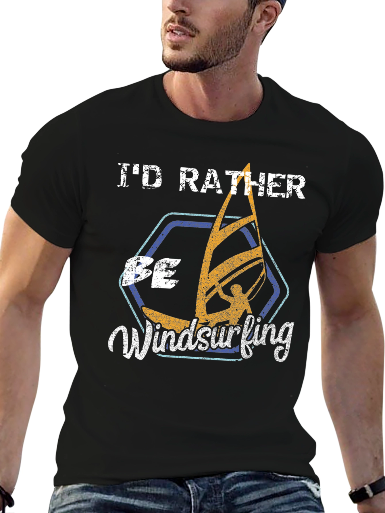 Id Rather Be Windsurfing Graphic Tee
