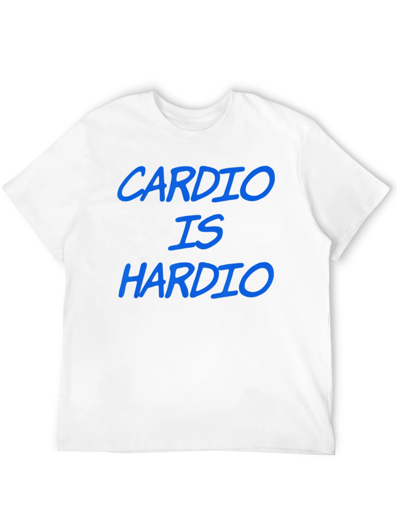 Cardio is Hardio Mens Black T-Shirt
