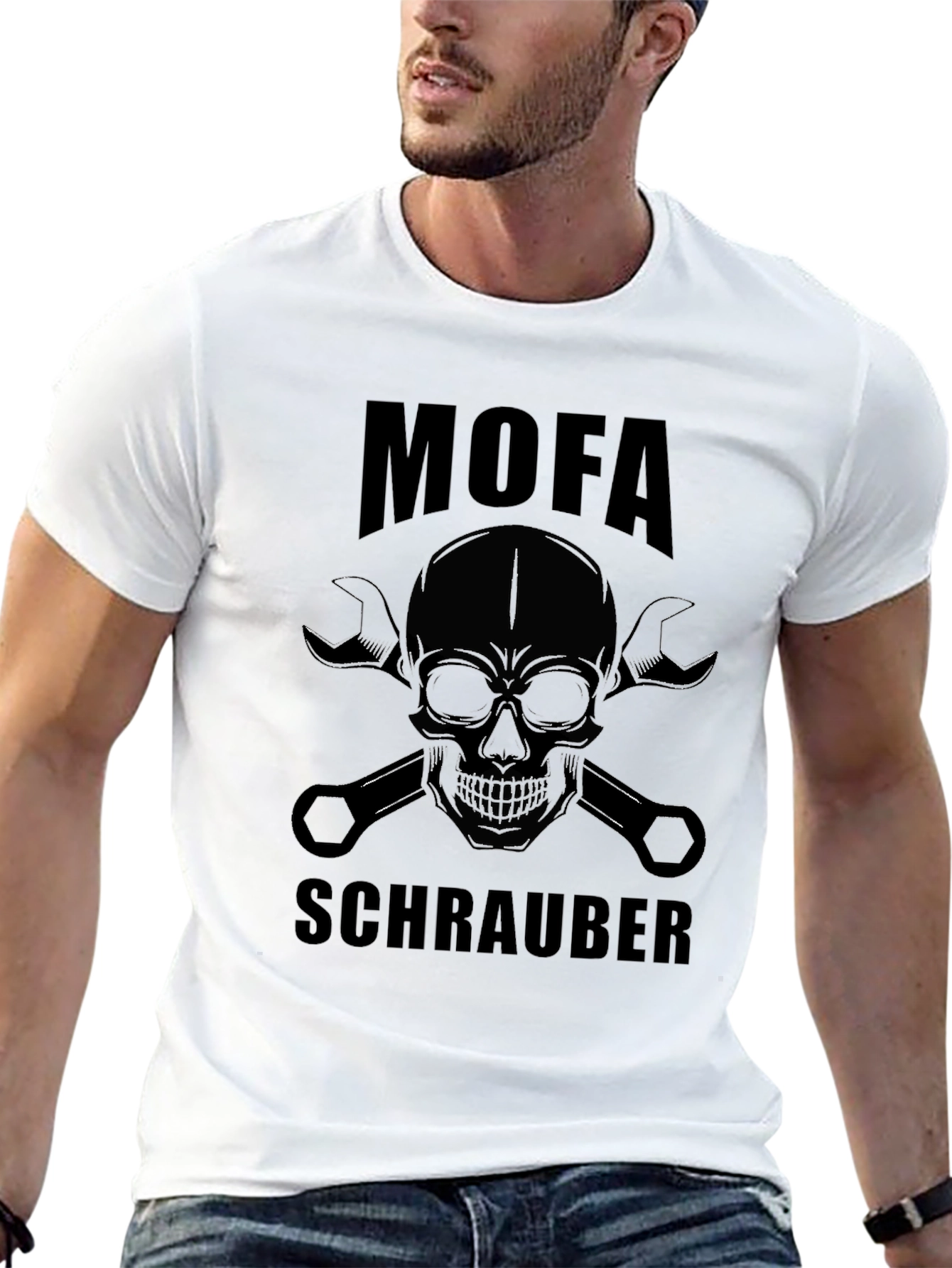 MOFA Schrauber Skull & Wrenches Black T-Shirt