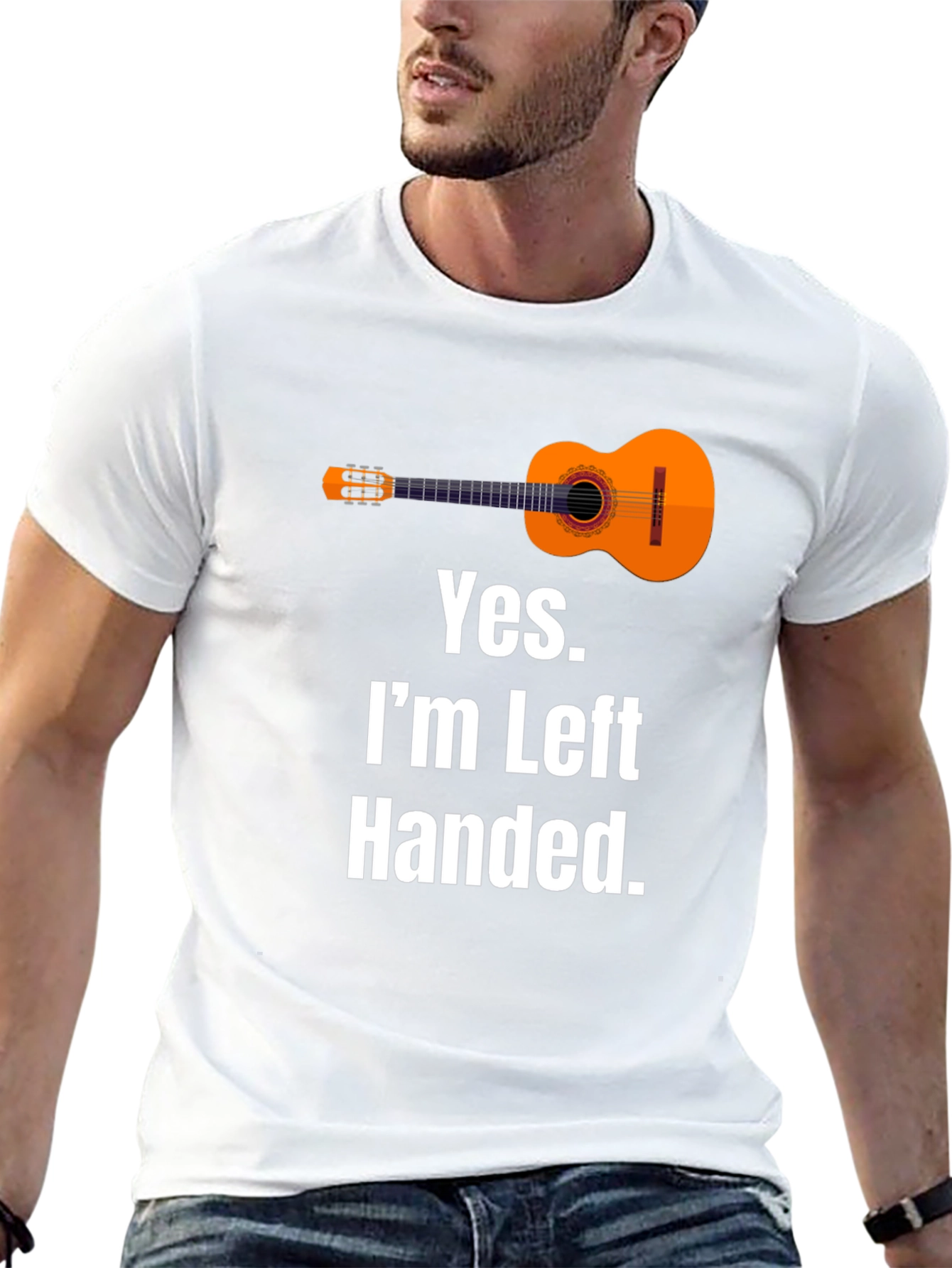 Funny Left Handed Guitar T-Shirt
