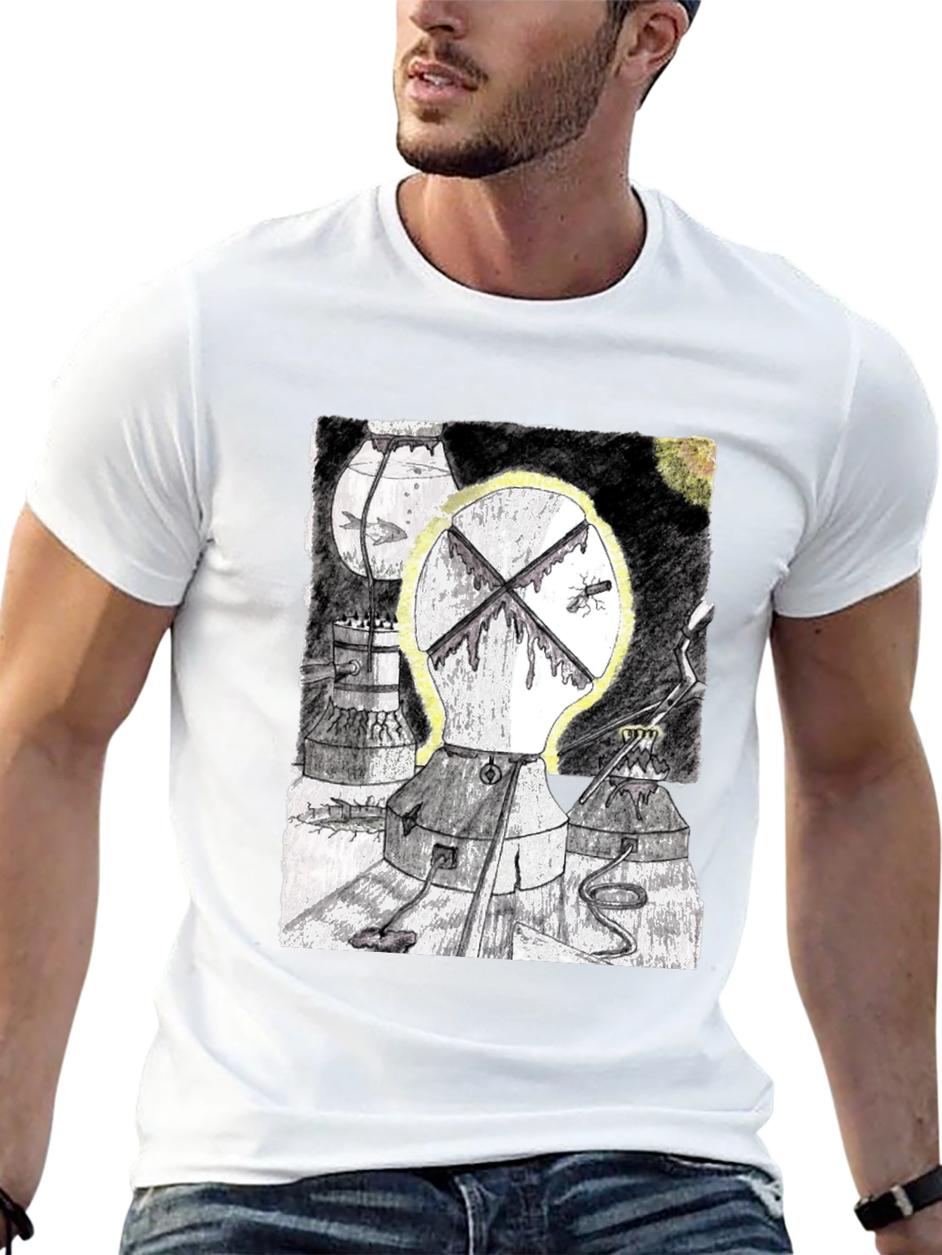Unique Graphic Tee - Artistic Print