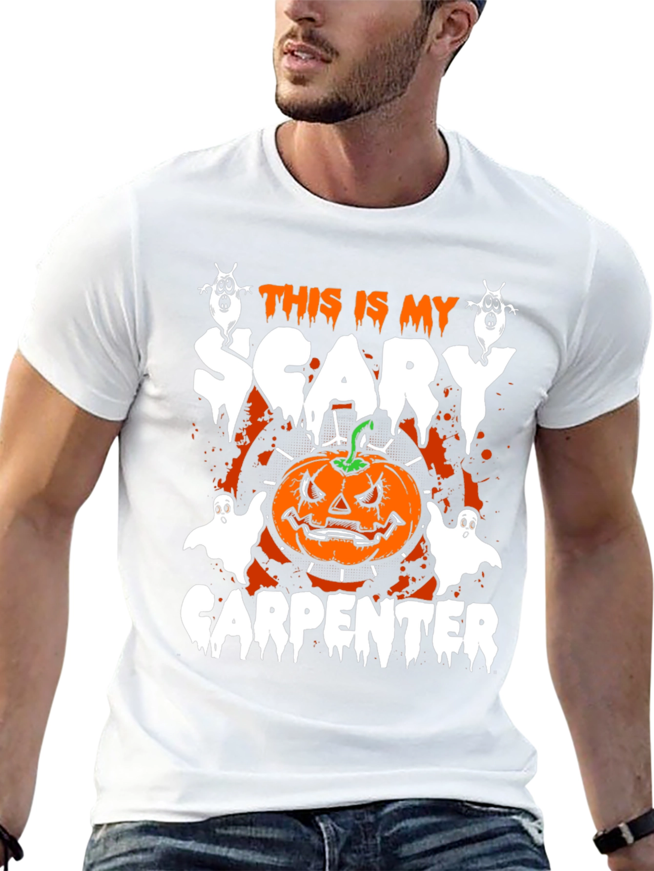Scary Carpenter Halloween T-Shirt