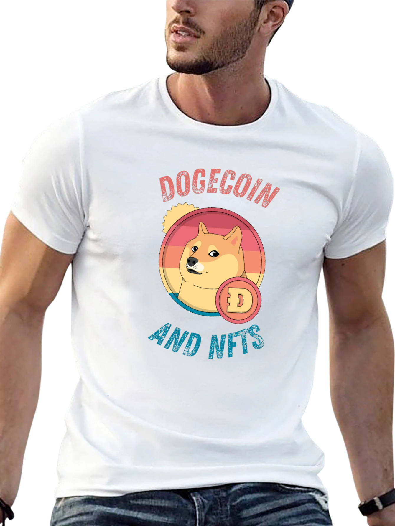 Dogecoin and NFTs Black T-Shirt