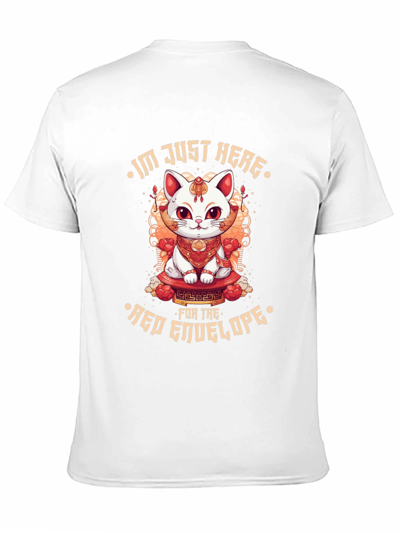 Lucky Cat Red Envelope T-Shirt