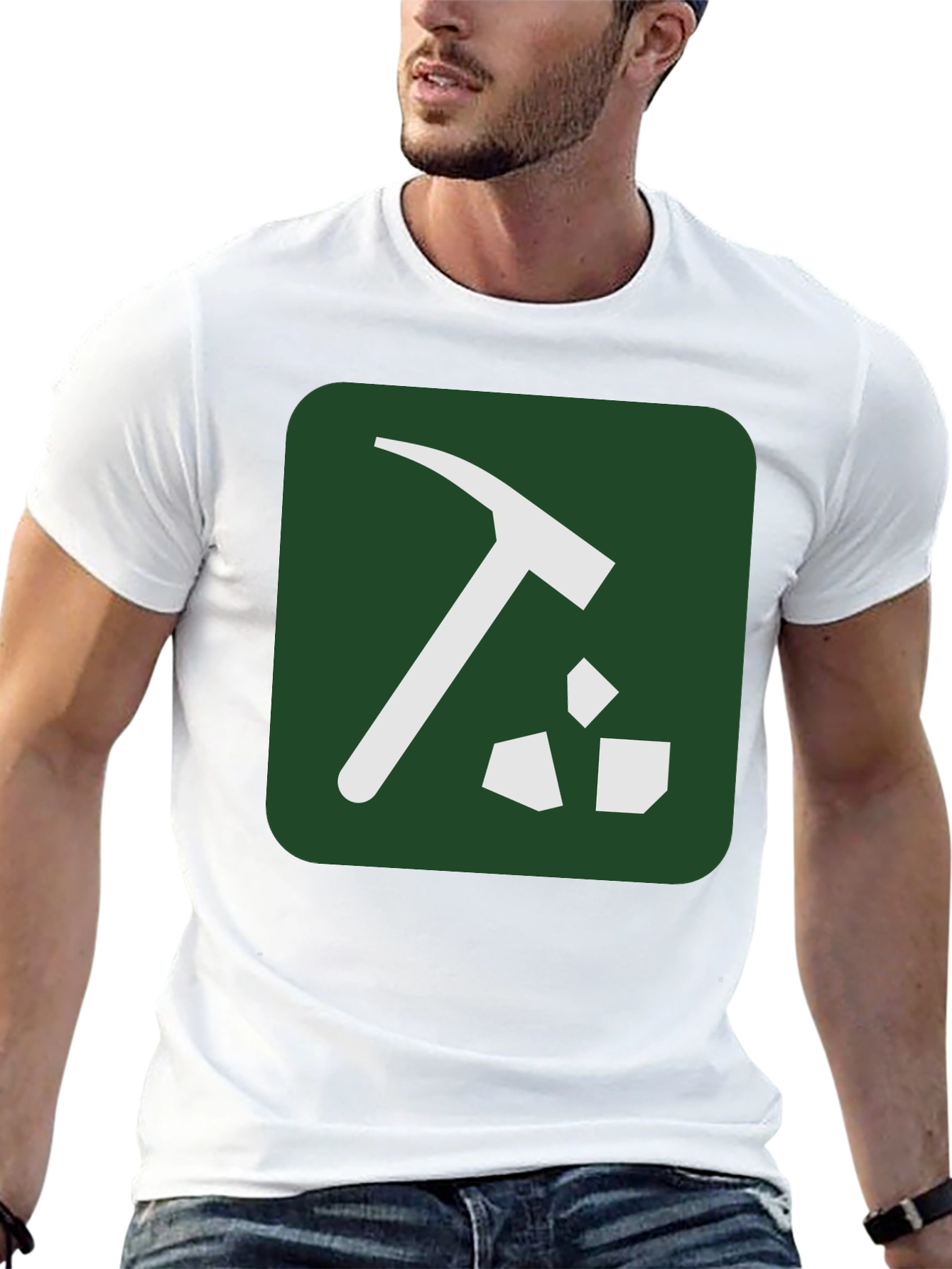 Mining Pickaxe Black T-Shirt