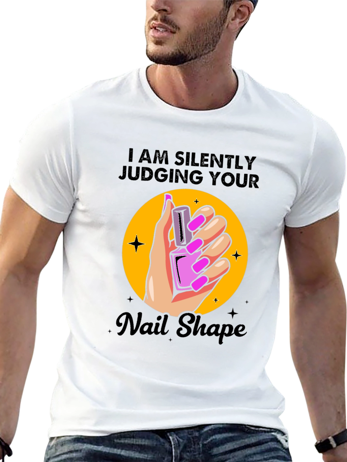 Funny Nail Shape Judging T-Shirt