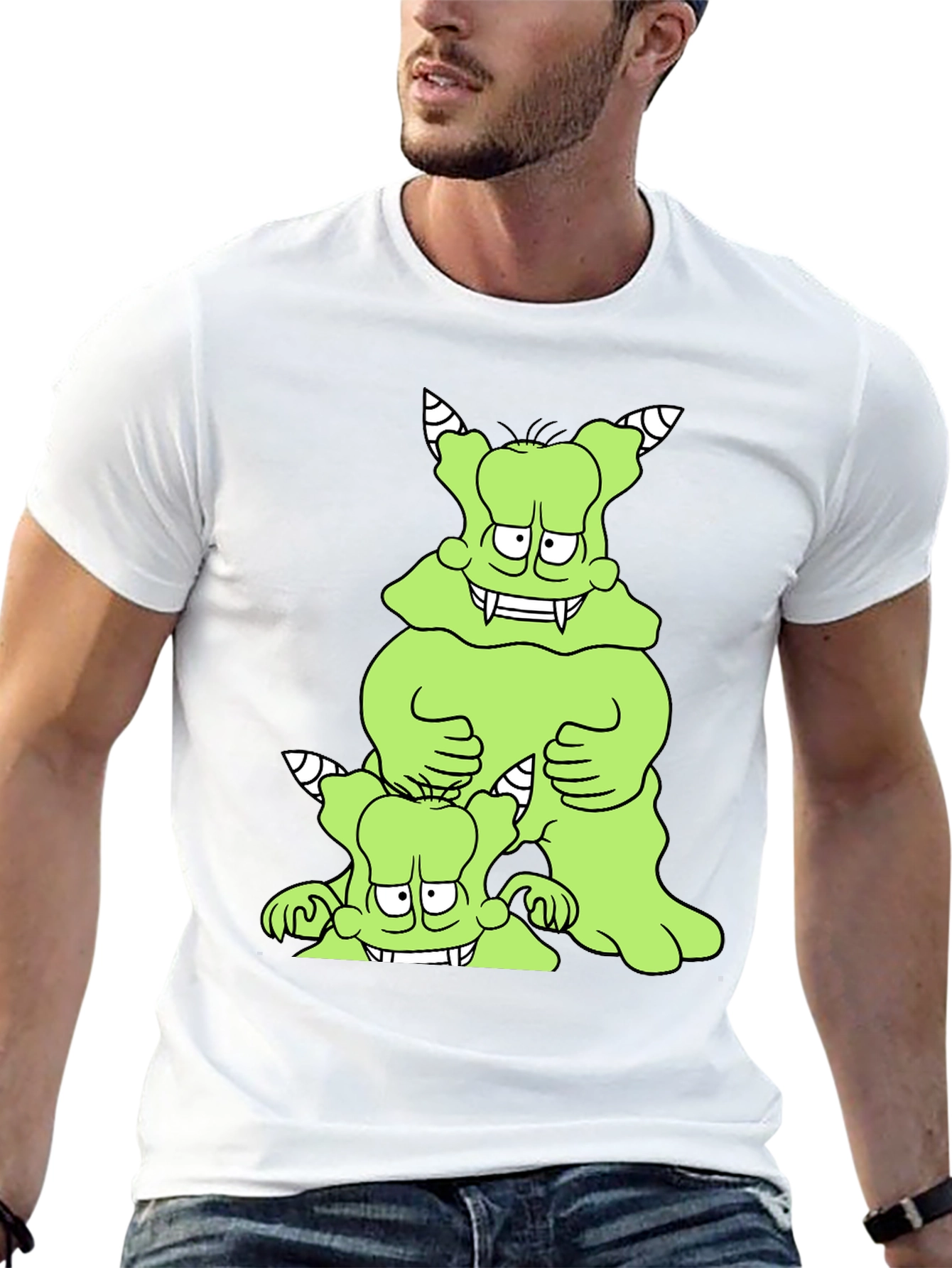Monster Graphic T-Shirt: Fun Quirky Design