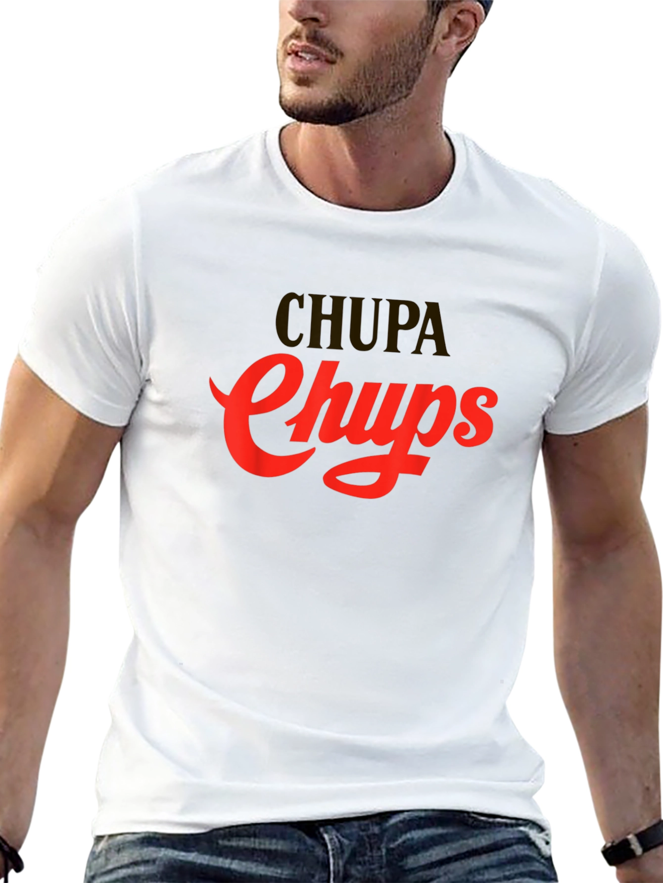 Chupa Chups Black Graphic T-Shirt