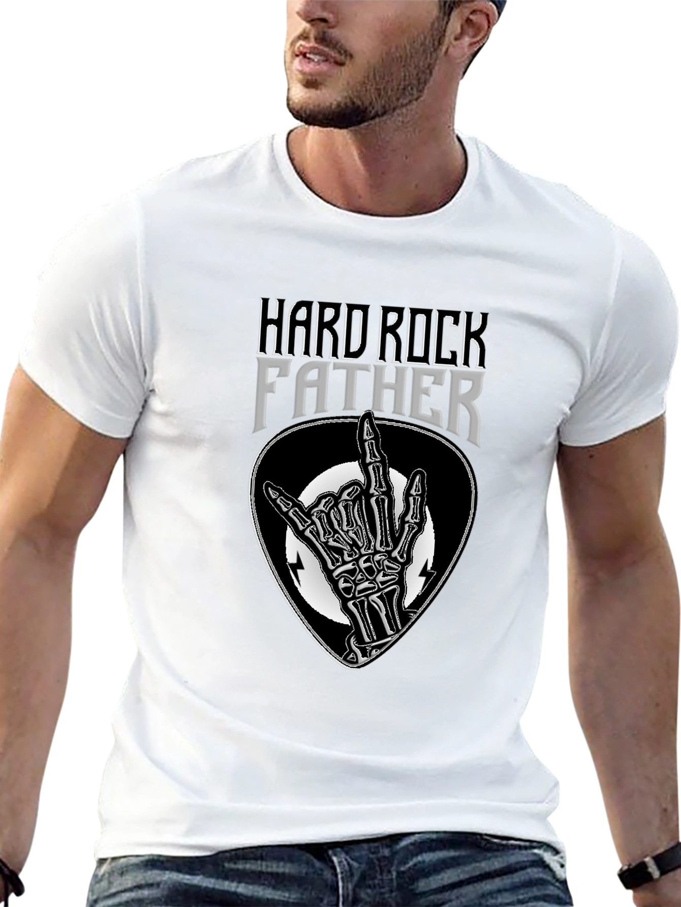 Hard Rock Father Graphic T-Shirt