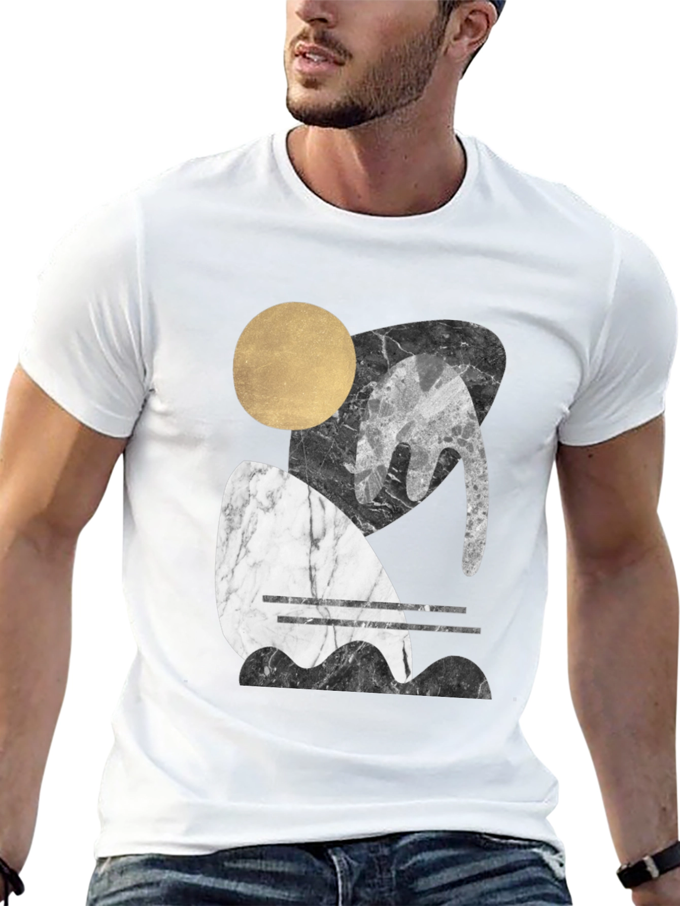 Modern Abstract Graphic T-Shirt