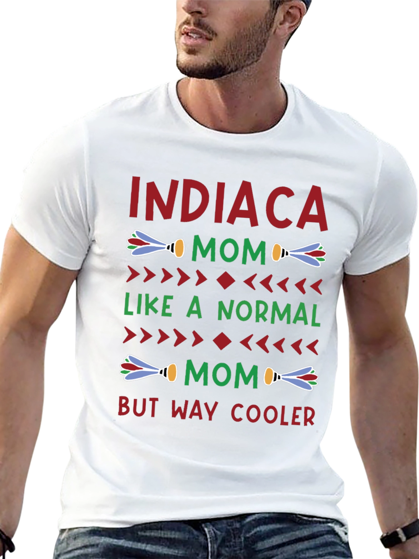 Indiaca Mom T-Shirt - Cool Mom Gift
