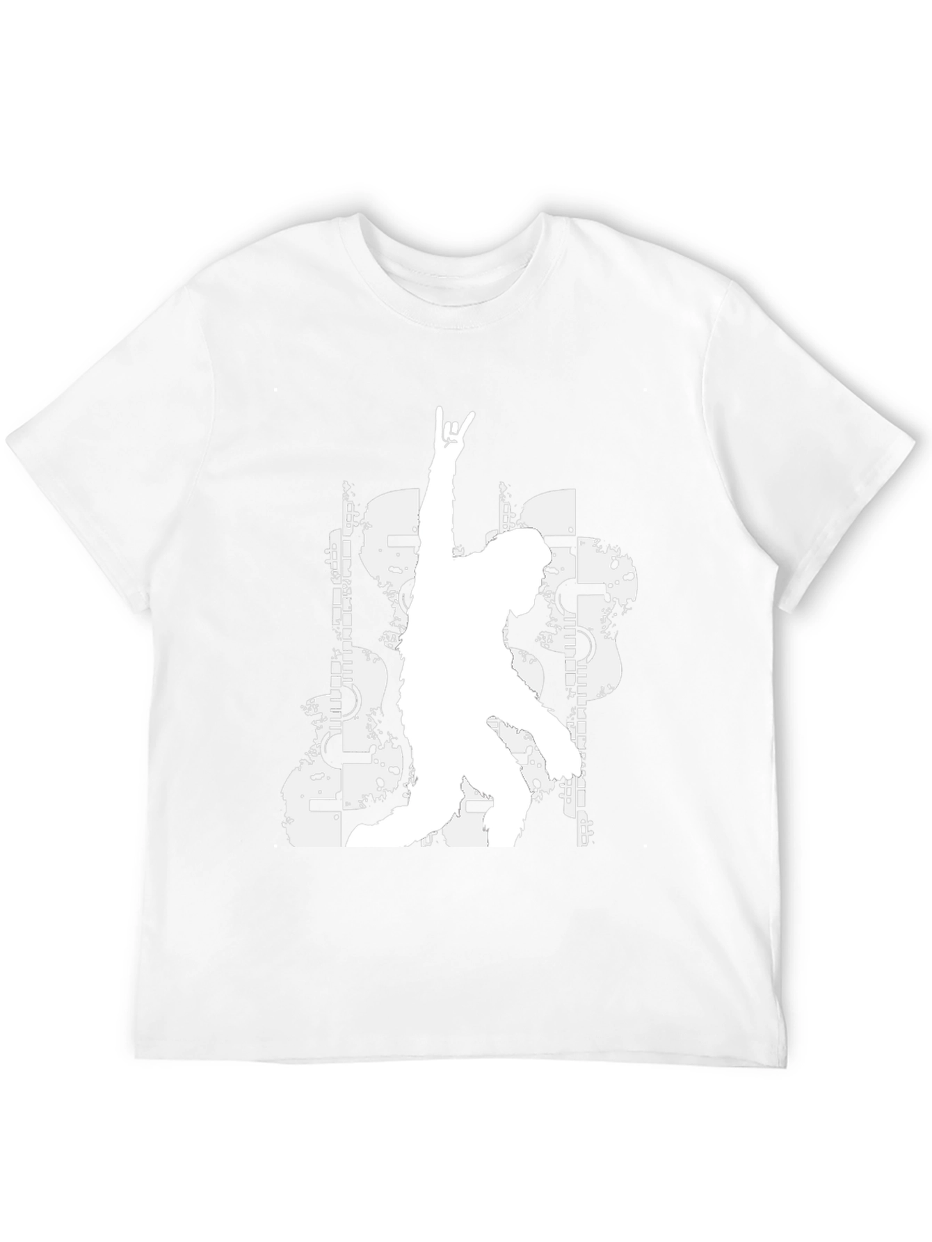 Rock On Graphic Tee - Black Casual T-Shirt