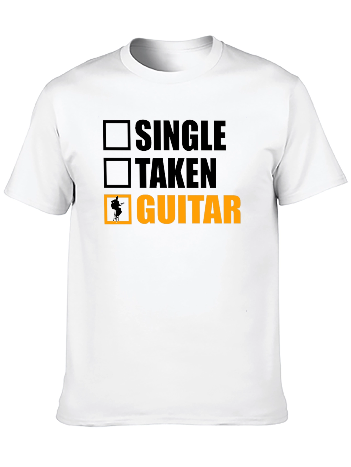 Single Taken Guitar T-Shirt - Music Lover Tee