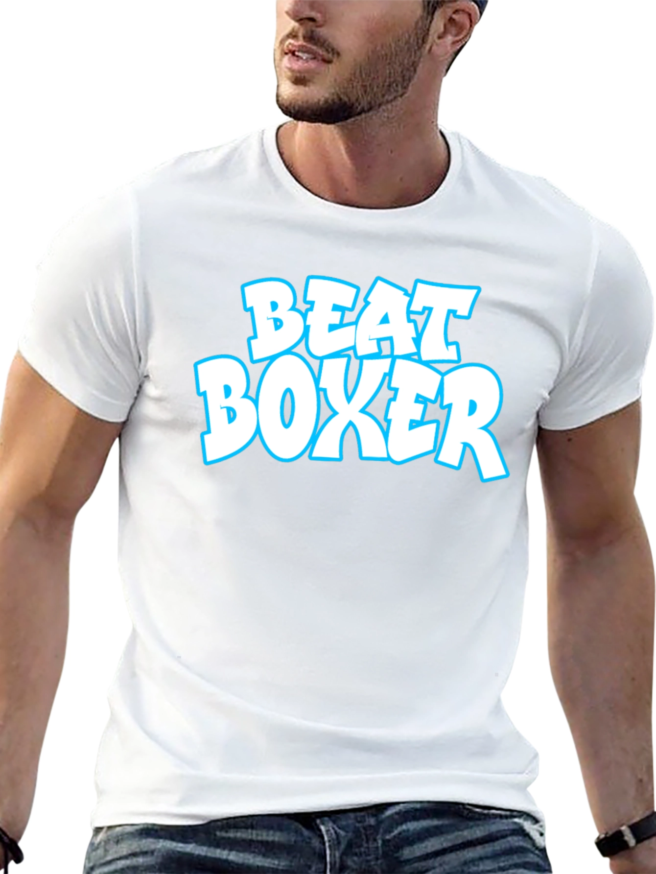 Beat Boxer Graphic T-Shirt - Classic Black Tee