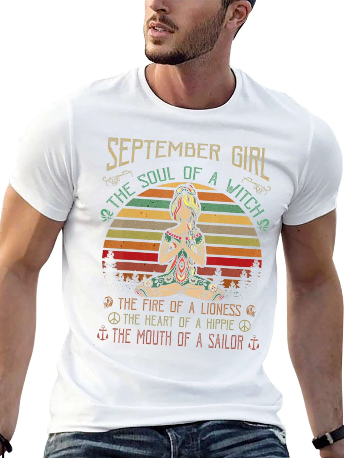 September Girl Witch Soul Graphic T-Shirt