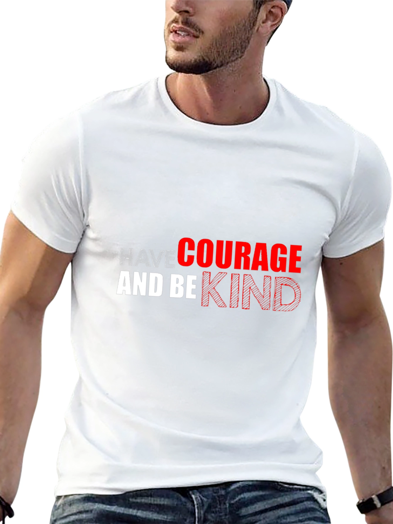 Courage & Kindness Black Graphic Tee