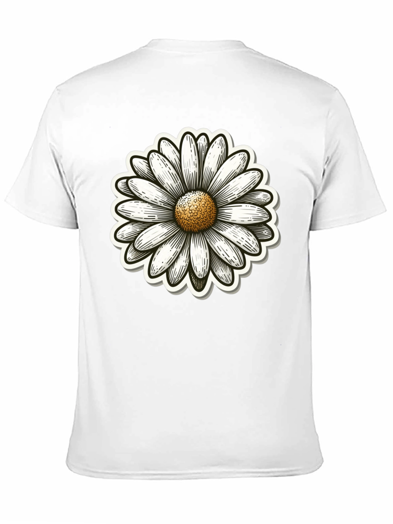 Daisy Graphic Black T-Shirt