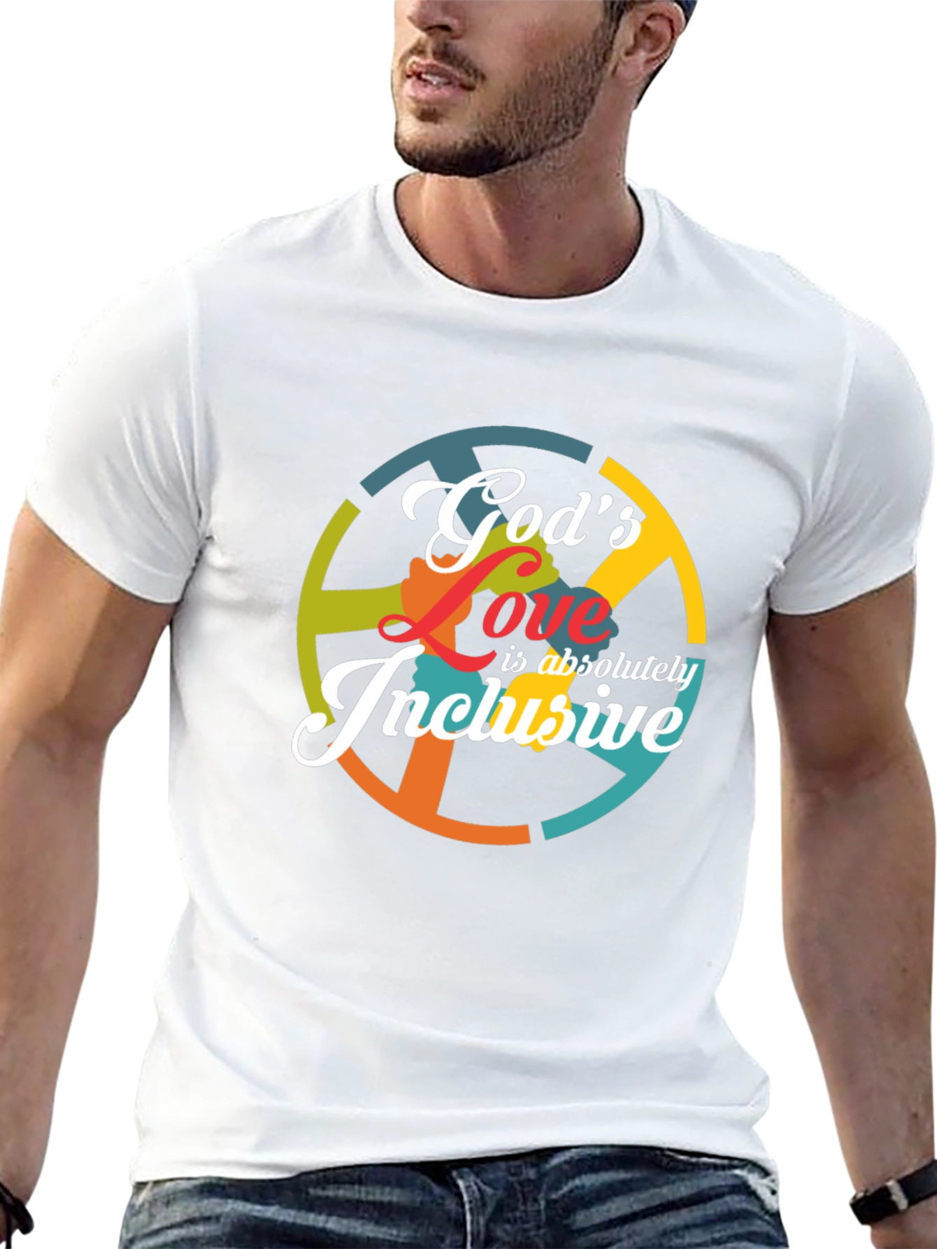 Gods Love Inclusive Graphic T-Shirt