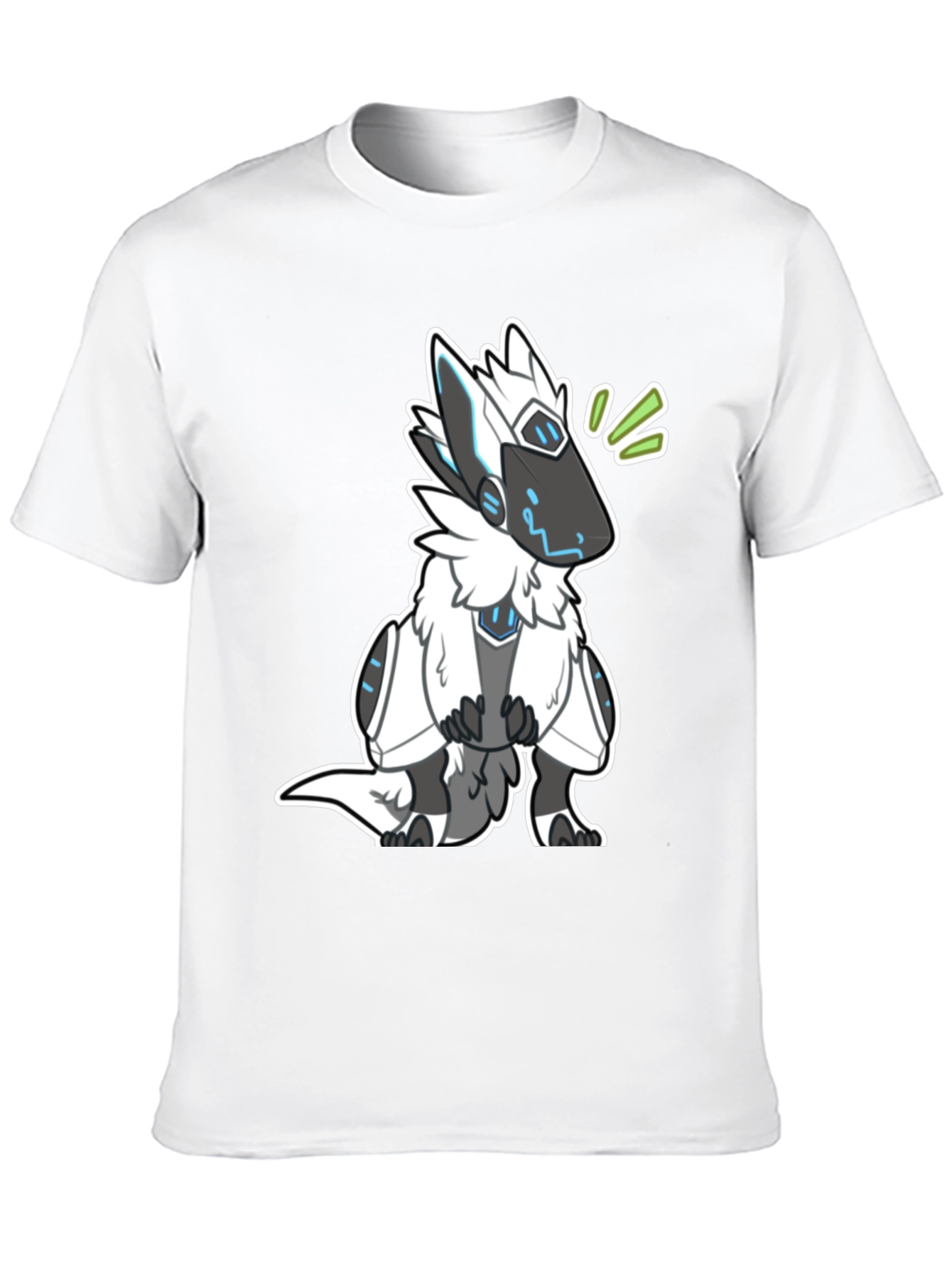 Protogen Furry T-Shirt - Black