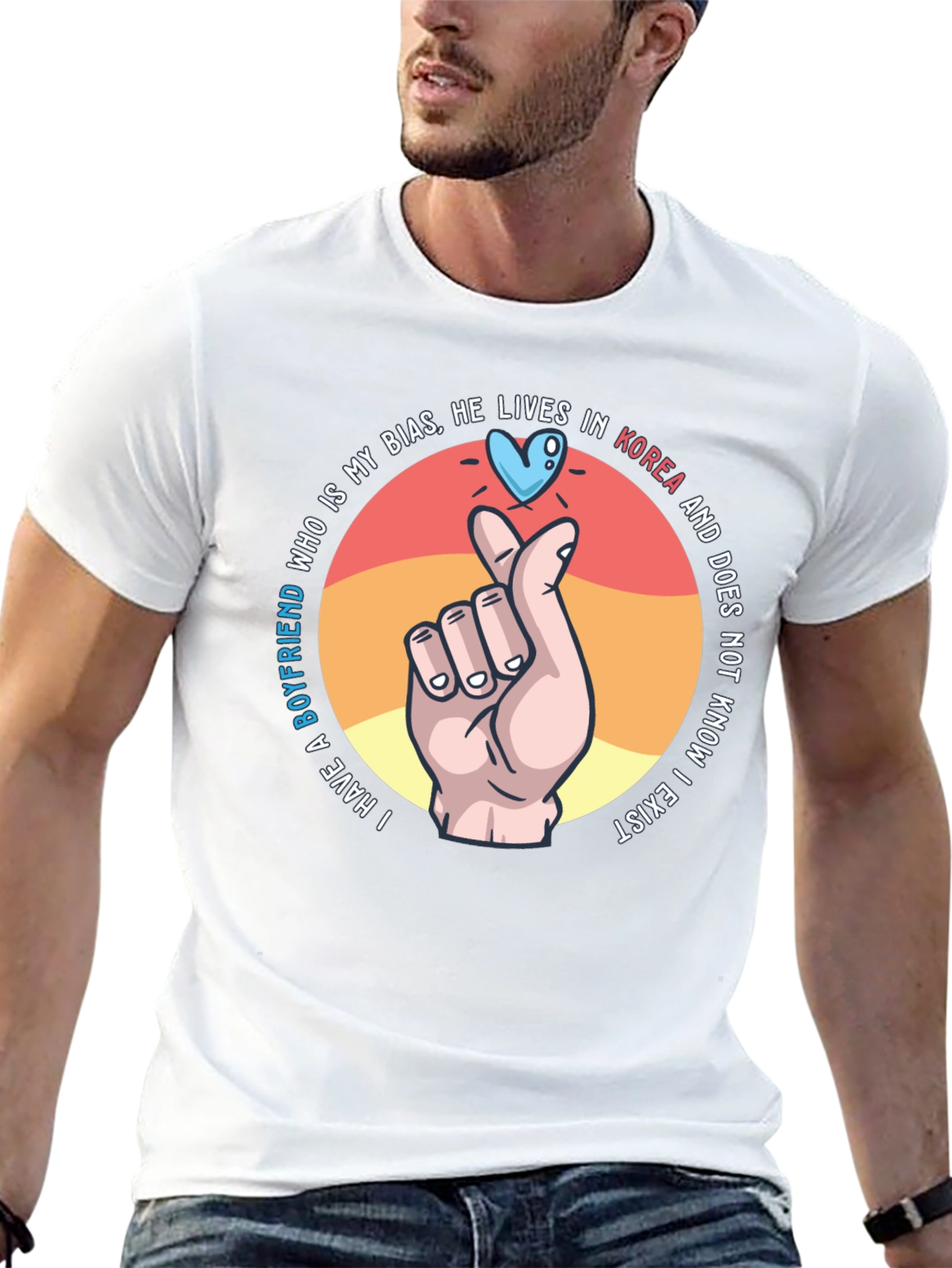 Korean Bias Boyfriend T-Shirt