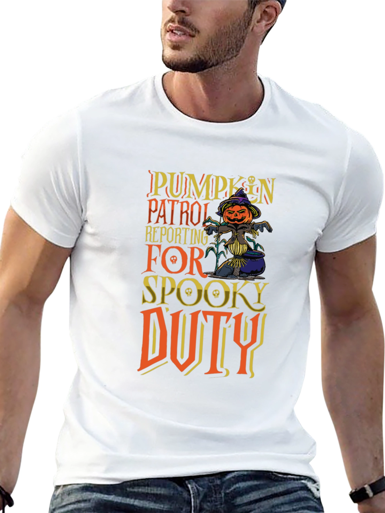 Pumpkin Patrol Spooky Duty T-Shirt