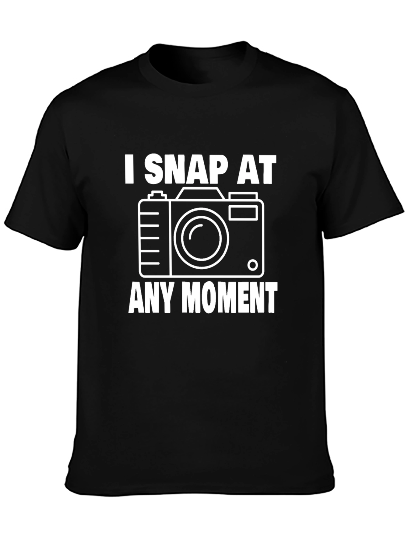 I Snap at Any Moment Camera T-Shirt