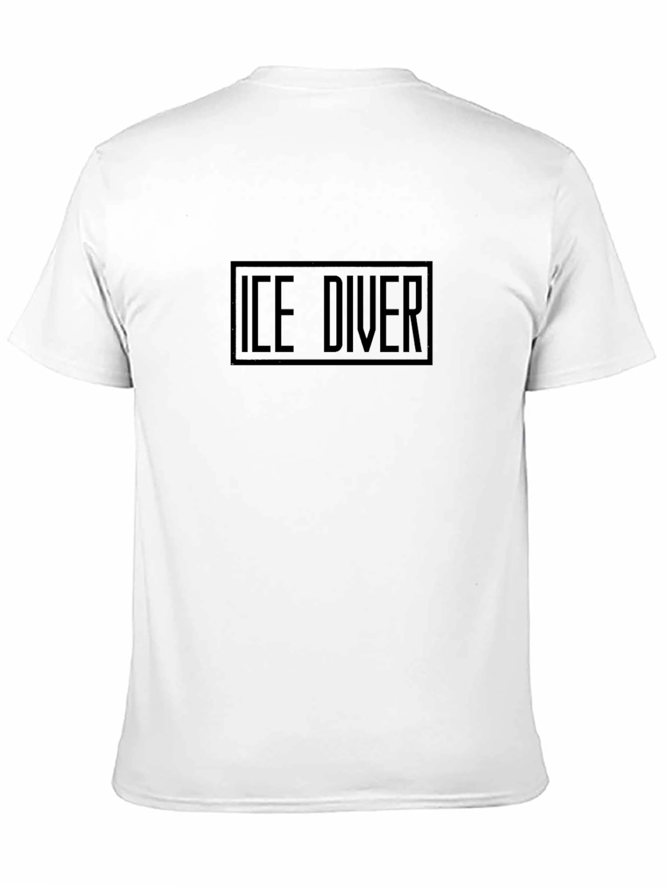 Ice Diver Graphic Tee - Black Cotton T-Shirt