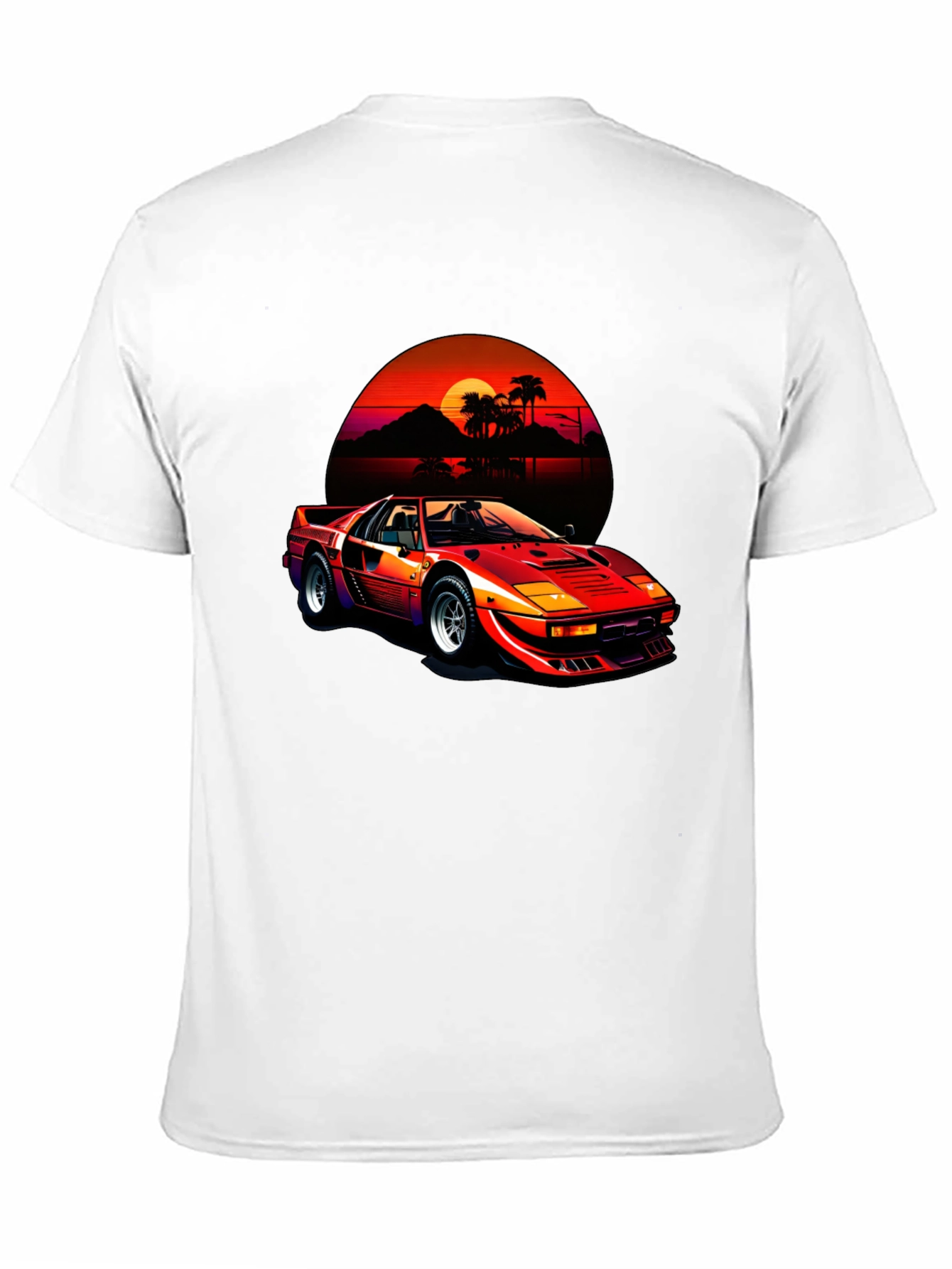 Retro Car T-Shirt - Sunset Drive