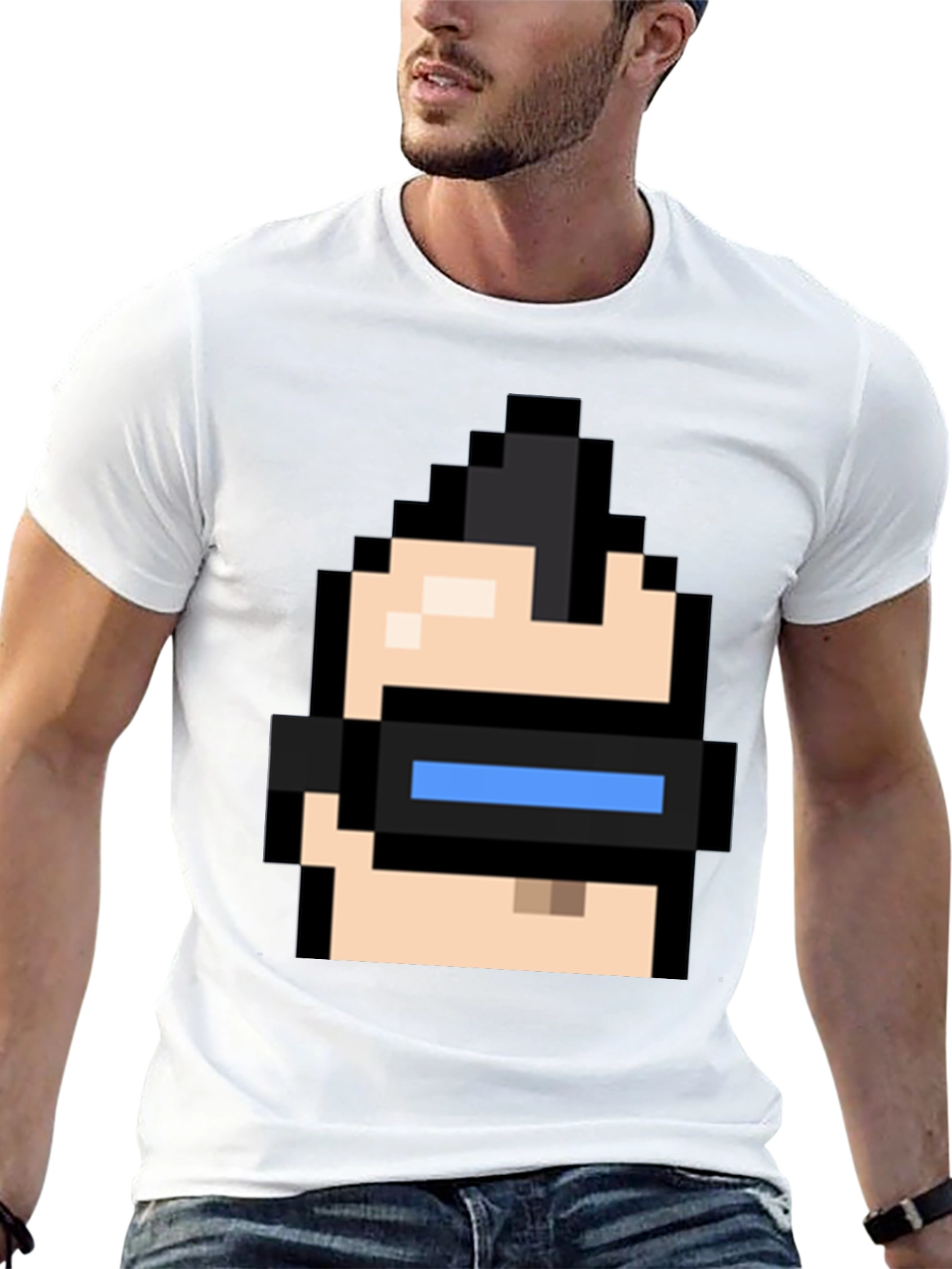 Pixelated Gamer T-Shirt - Retro Gaming Style