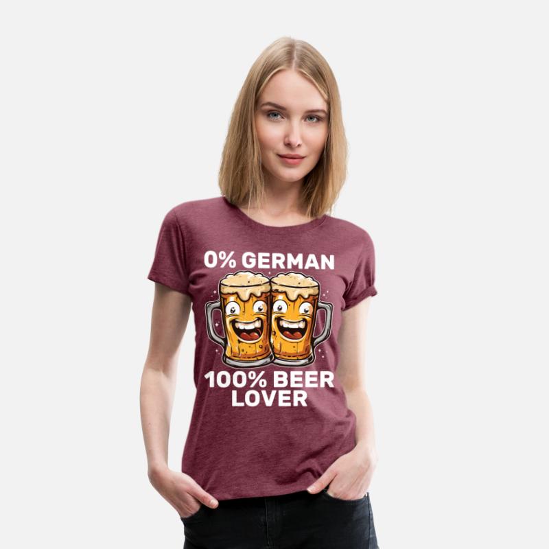 0% German 100% Beer Lover Funny Drinking