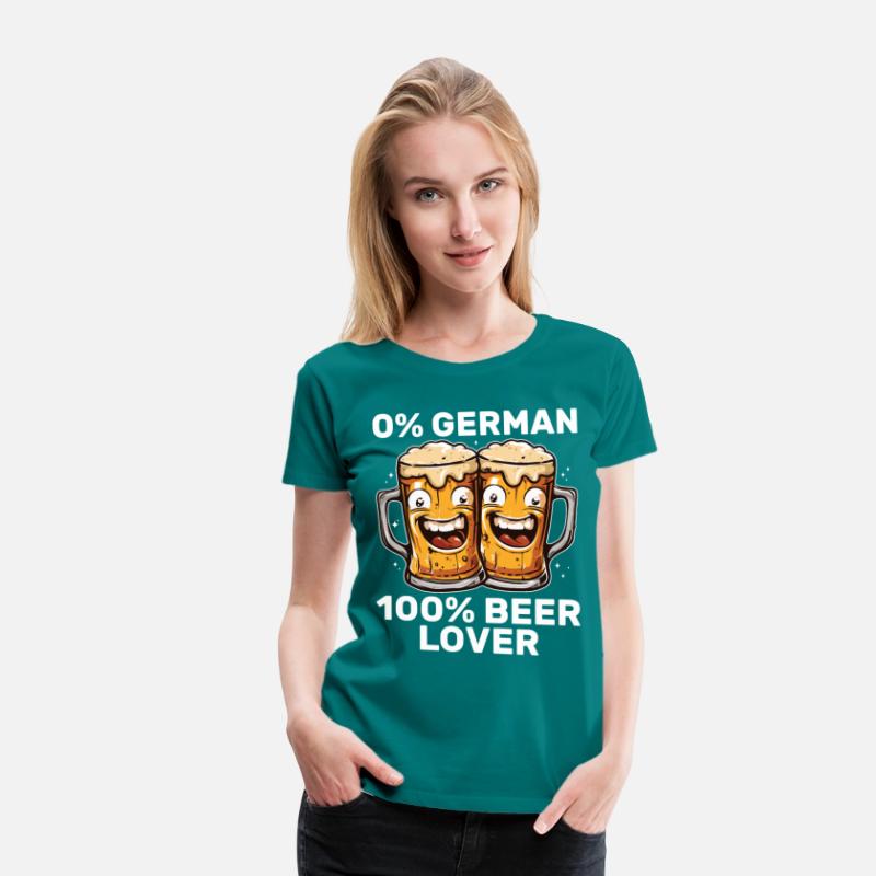0% German 100% Beer Lover Funny Drinking