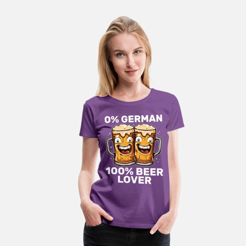 0% German 100% Beer Lover Funny Drinking