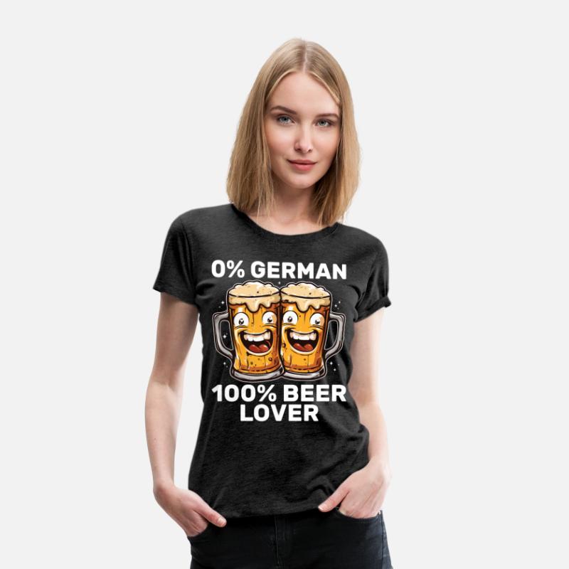 0% German 100% Beer Lover Funny Drinking
