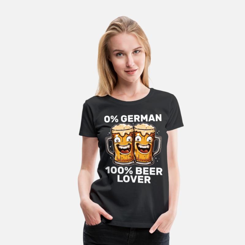 0% German 100% Beer Lover Funny Drinking