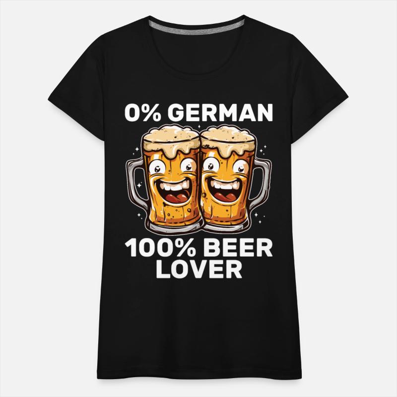0% German 100% Beer Lover Funny Drinking