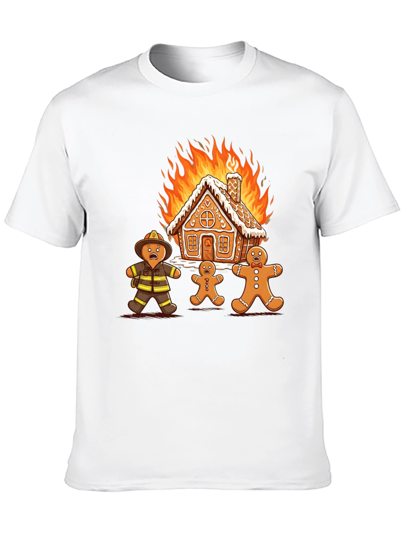 Gingerbread Inferno Graphic T-Shirt