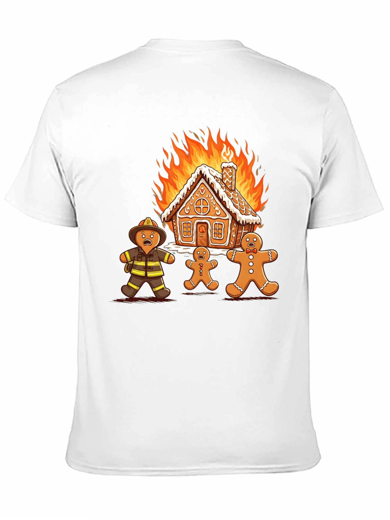 Gingerbread Inferno Graphic T-Shirt
