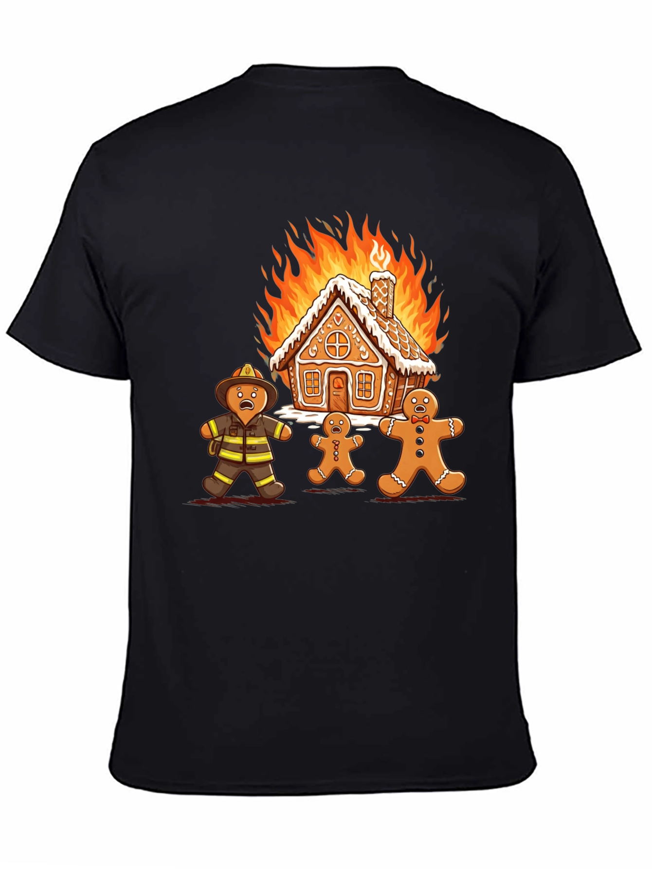 Gingerbread Inferno Graphic T-Shirt