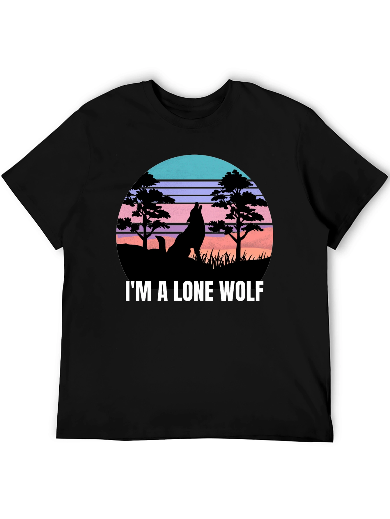 Lone Wolf Graphic T-Shirt - Nature Inspired Design